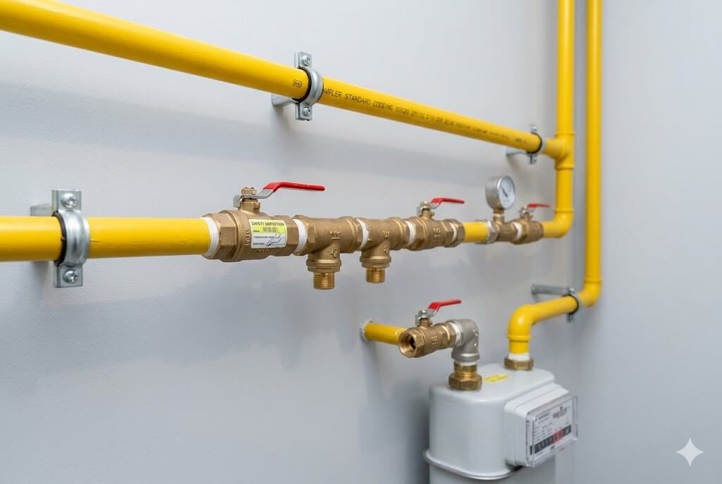 Kamiloba doğalgaz montajı